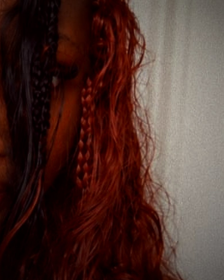 Copper braids, detail